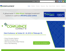 Tablet Screenshot of confluence.com